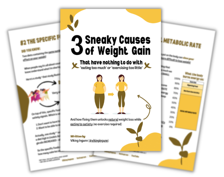 3 Sneaky Causes Of Weight Gain Thank You Slim By Science